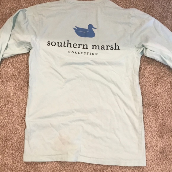 light blue Southern Marsh longsleeve - Picture 2 of 2